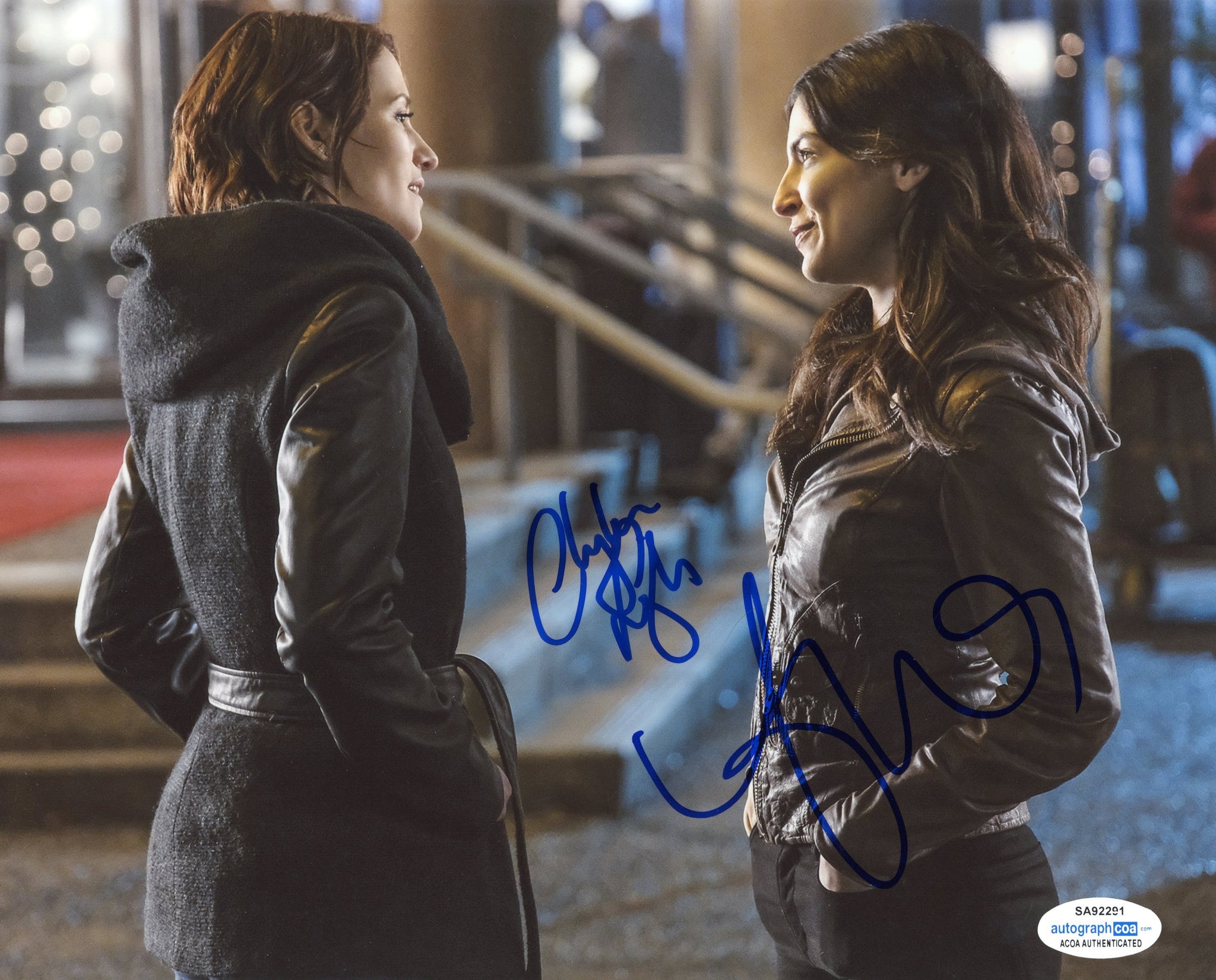 Floriana Lima Chyler Leigh Signed Autograph 8x10 Photo ACOA