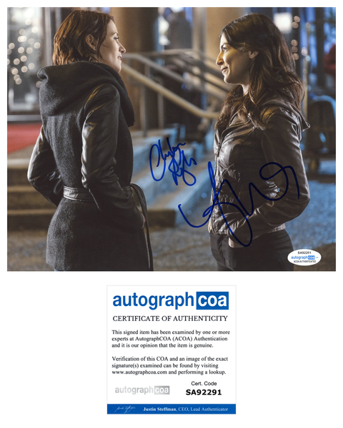 Floriana Lima Chyler Leigh Signed Autograph 8x10 Photo ACOA