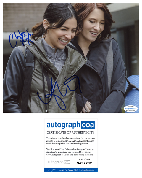 Floriana Lima Chyler Leigh Signed Autograph 8x10 Photo ACOA