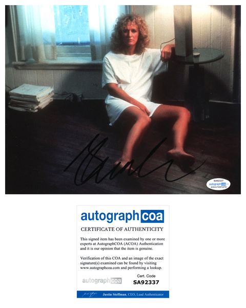Glenn Close Misery Signed Autograph 8x10 Photo ACOA