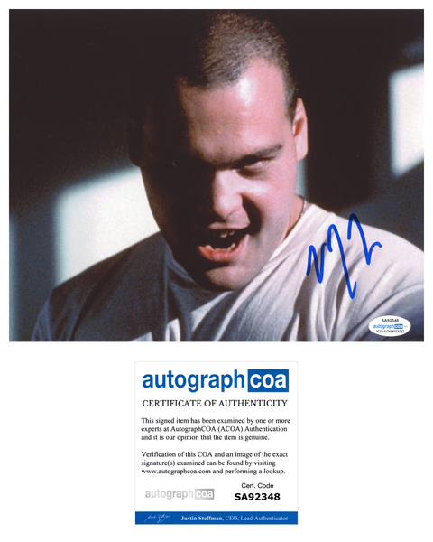 Vincent D'onofrio Full Metal Jacket Signed Autograph 8x10 Photo ACOA