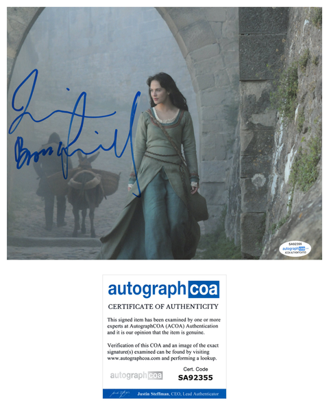 Jessica Brown Findlay Sexy Signed Autograph 8x10 photo ACOA