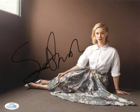 Sarah Gadon Sexy Signed Autograph 8x10 Photo ACOA