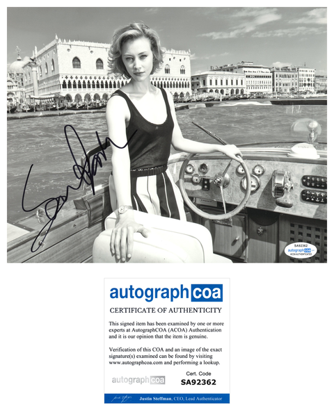 Sarah Gadon Sexy Signed Autograph 8x10 Photo ACOA