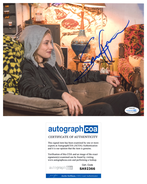 Sarah Gadon Sexy Signed Autograph 8x10 Photo ACOA