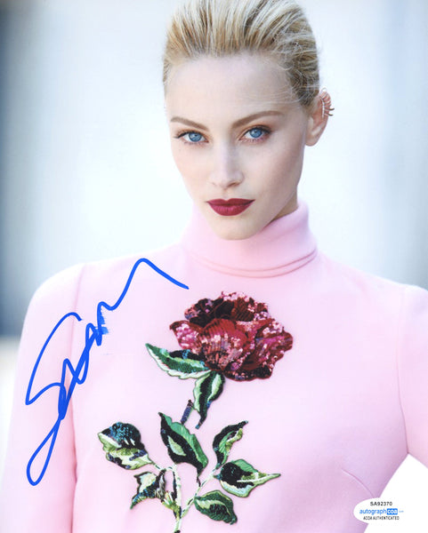 Sarah Gadon Sexy Signed Autograph 8x10 Photo ACOA