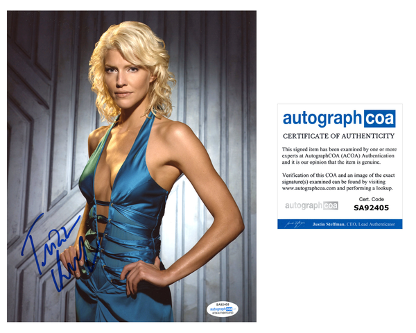 Tricia Helfer Battlestar Signed Autograph 8x10 Photo ACOA