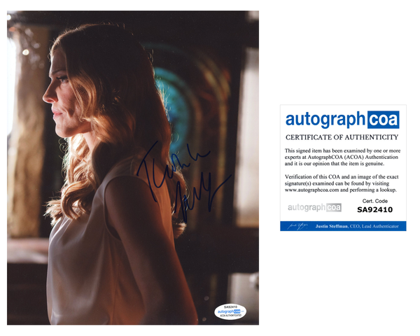 Tricia Helfer Sexy Lucifer Signed Autograph 8x10 Photo ACOA