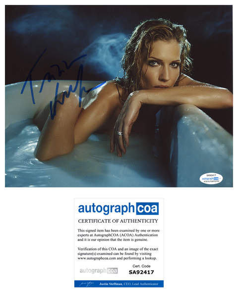 Tricia Helfer Sexy Signed Autograph 8x10 Photo ACOA