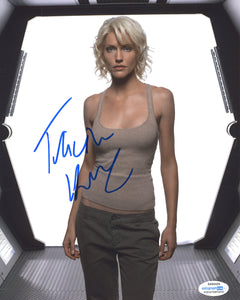 Tricia Helfer Sexy Battlestar Signed Autograph 8x10 Photo ACOA