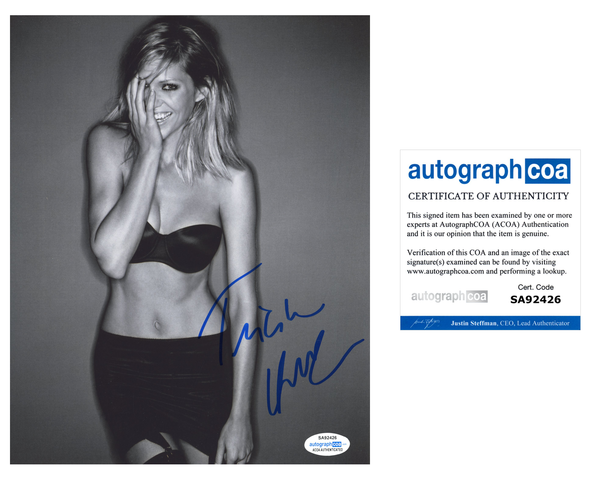 Tricia Helfer Sexy Signed Autograph 8x10 Photo ACOA