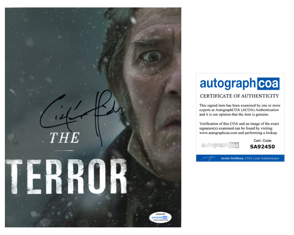 Ciaran Hinds The Terror Signed Autograph 8x10 Photo ACOA