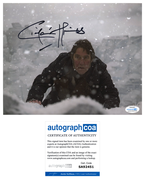 Ciaran Hinds The Terror Signed Autograph 8x10 Photo ACOA