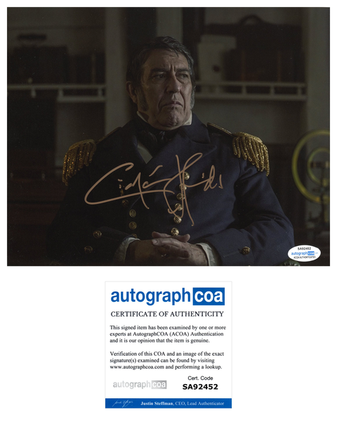 Ciaran Hinds The Terror Signed Autograph 8x10 Photo ACOA