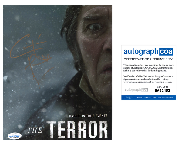 Ciaran Hinds The Terror Signed Autograph 8x10 Photo ACOA