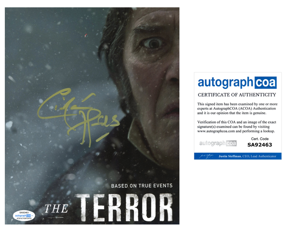 Ciaran Hinds The Terror Signed Autograph 8x10 Photo ACOA