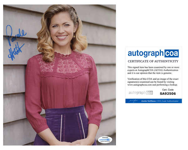 Pascale Hutton When Calls the Heart Signed Autograph 8x10 Photo ACOA