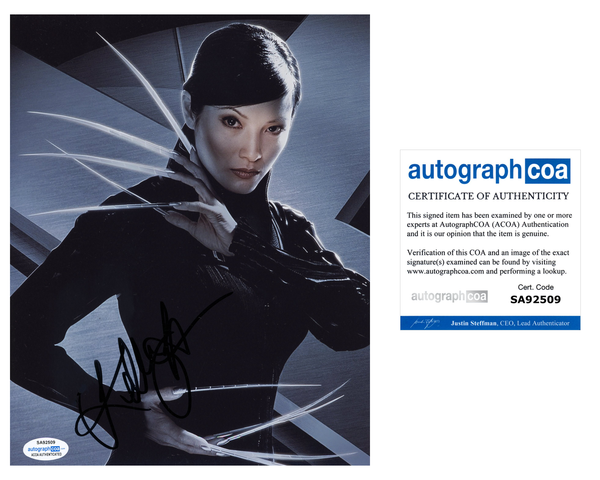 Kelly Hu X-Men Signed Autograph 8x10 Photo ACOA