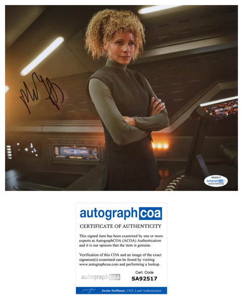 Michelle Hurd Picard Signed Autograph 8x10 Photo ACOA