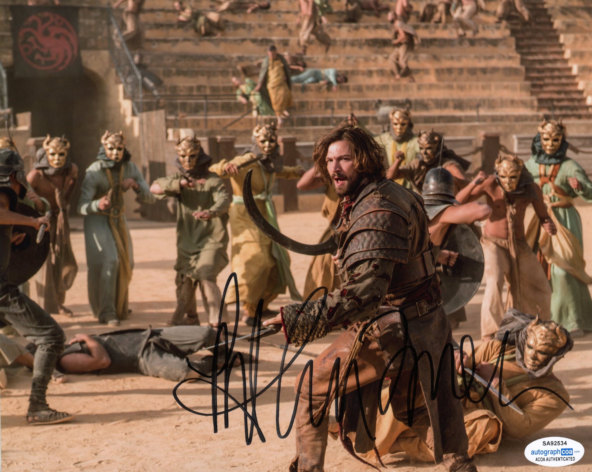 Michiel Huisman Game of Thrones Signed Autograph 8x10 Photo ACOA
