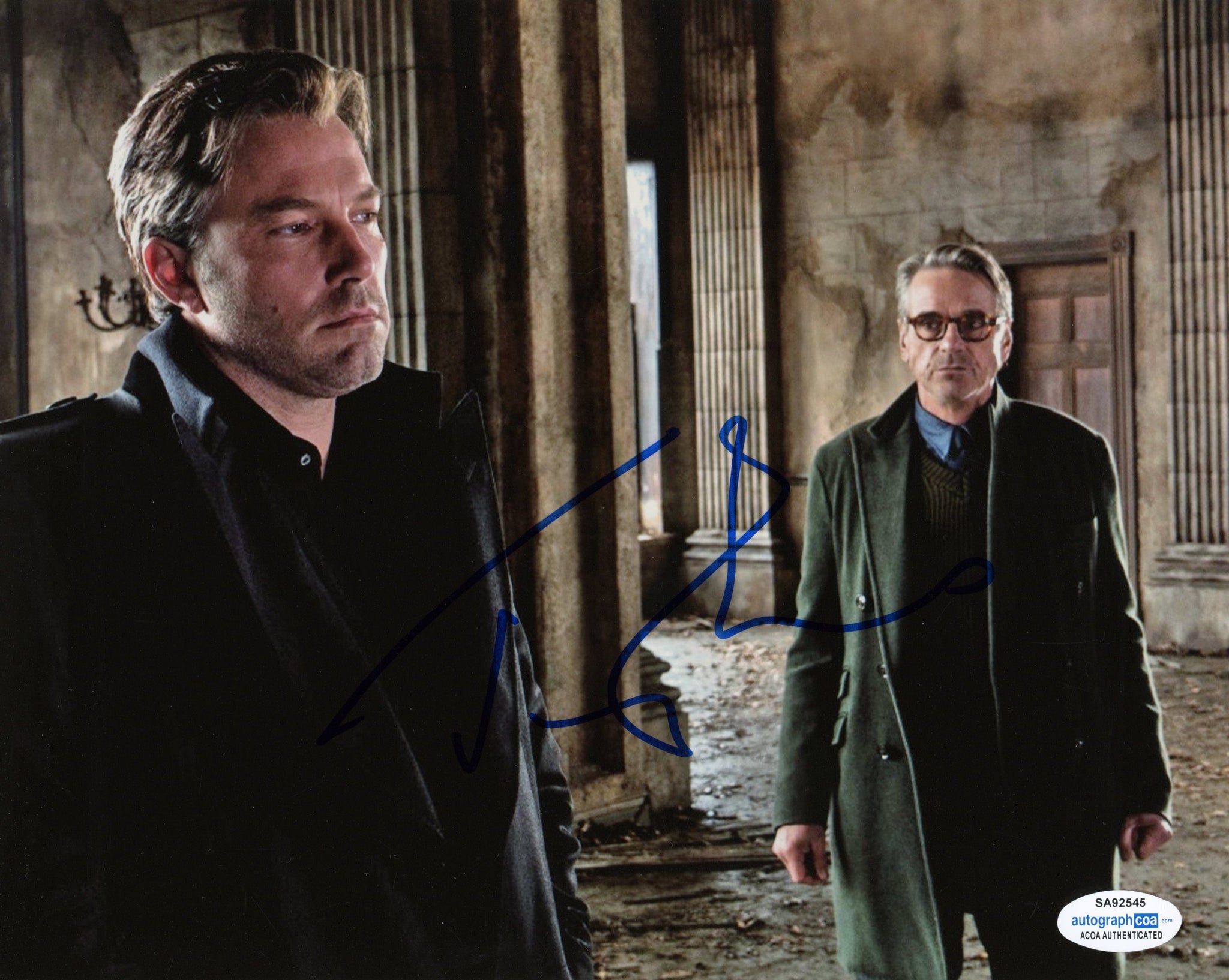 Jeremy Irons Batman Superman Signed Autograph 8x10 Photo ACOA