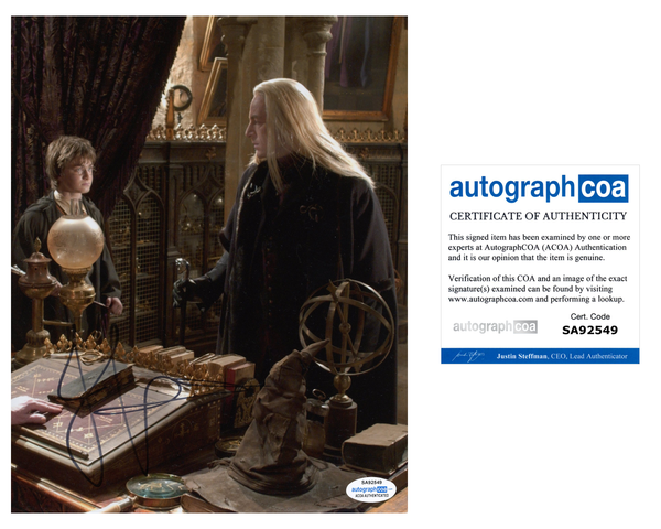 Jason Isaacs Harry Potter Signed Autograph 8x10 Photo ACOA
