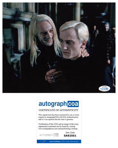 Jason Isaacs Harry Potter Signed Autograph 8x10 Photo ACOA