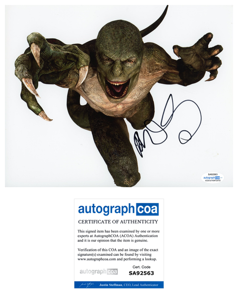 Rhys Ifans Spiderman Signed Autograph 8x10 Photo ACOA