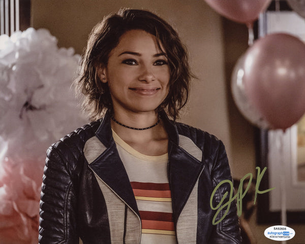 Jessica Parker Kennedy The Flash Signed Autograph 8x10 Photo ACOA