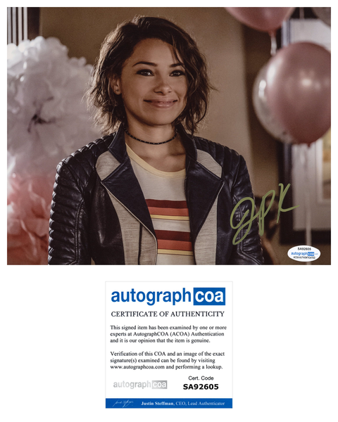 Jessica Parker Kennedy The Flash Signed Autograph 8x10 Photo ACOA