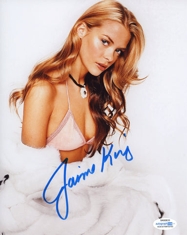Jaime King Sexy Signed Autograph 8x10 Photo ACOA