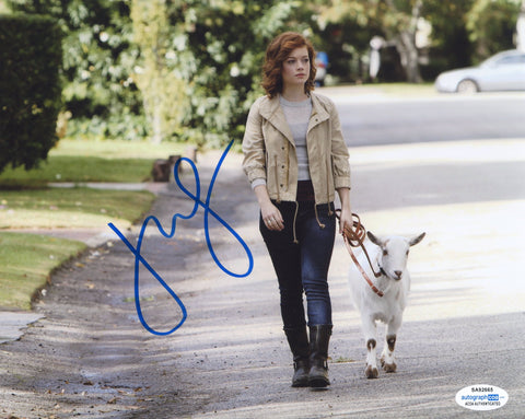 Jane Levy Suburgatory Signed Autograph 8x10 Photo ACOA