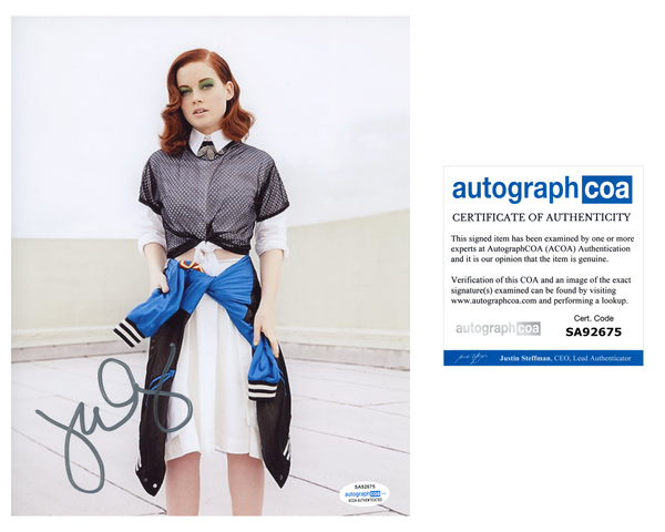Jane Levy Zoey's Extraordinary Playlist Signed Autograph 8x10 Photo ACOA