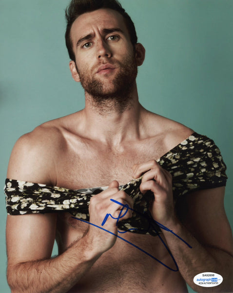 Matthew Matt Lewis Harry Potter Signed Autograph 8x10 Photo ACOA