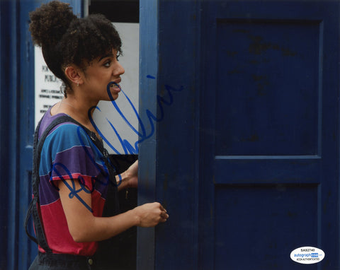 Pearl Mackie Doctor Who Signed Autograph 8x10 Photo ACOA