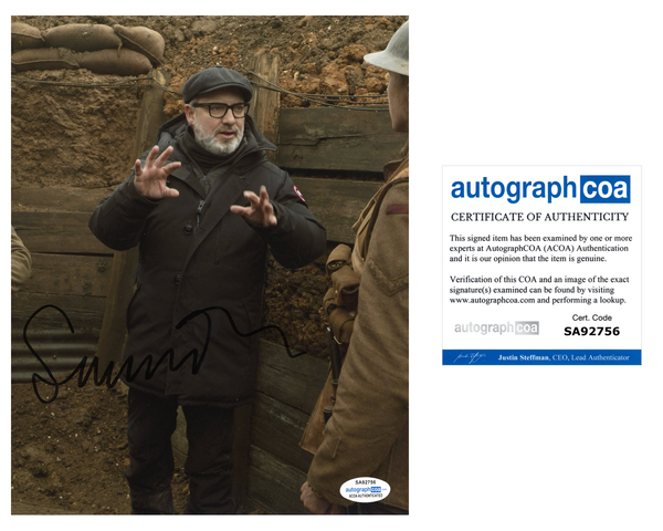 Sam Mendes 1917 Signed Autograph 8x10 Photo ACOA