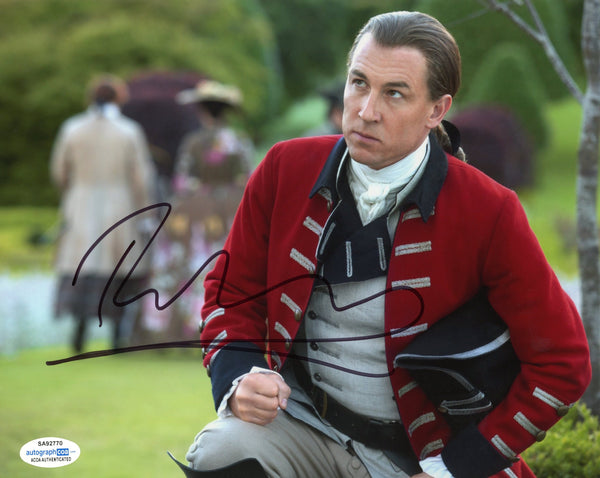 Tobias Menzies Outlander Signed Autograph 8x10 Photo ACOA