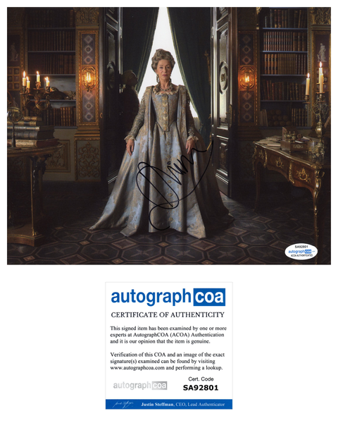 Helen Mirren Catherine the Great Signed Autograph 8x10 Photo ACOA