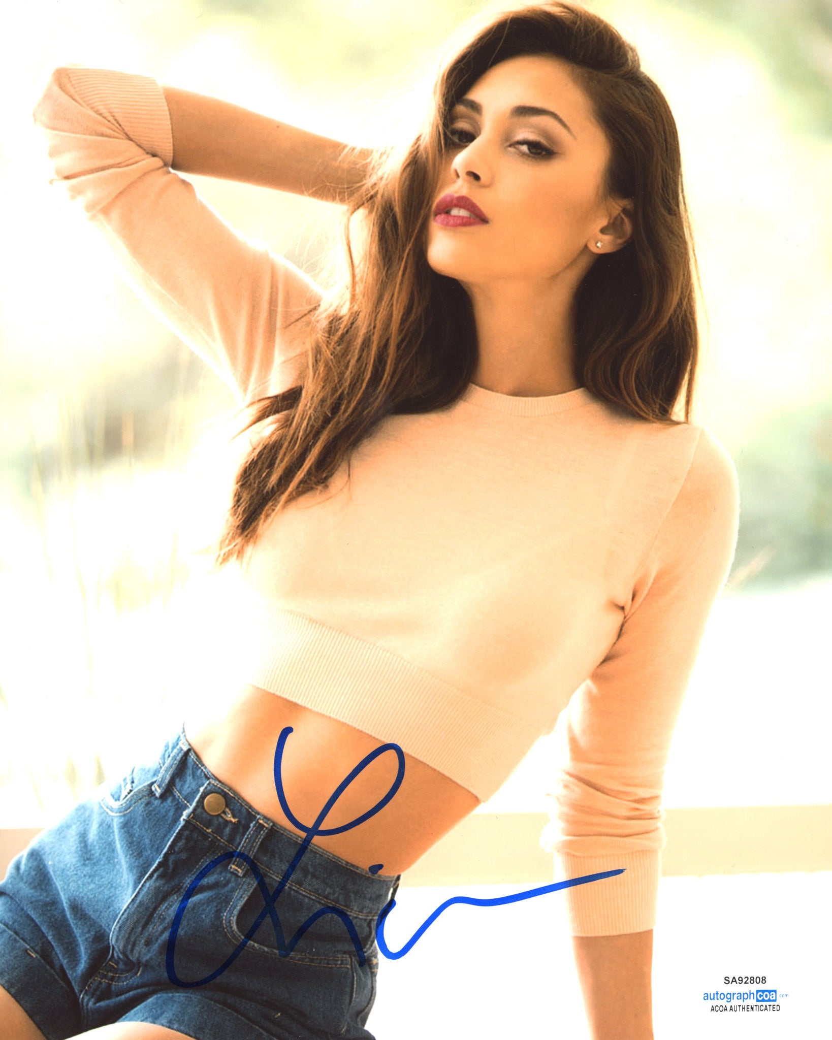 Lindsey Morgan The 100 Signed Autograph 8x10 Photo ACOA