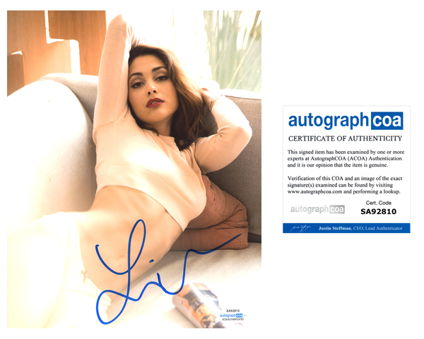 Lindsey Morgan The 100 Signed Autograph 8x10 Photo ACOA