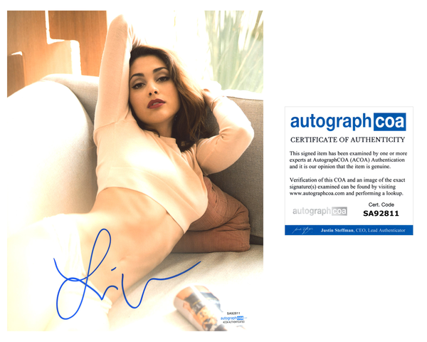 Lindsey Morgan The 100 Signed Autograph 8x10 Photo ACOA