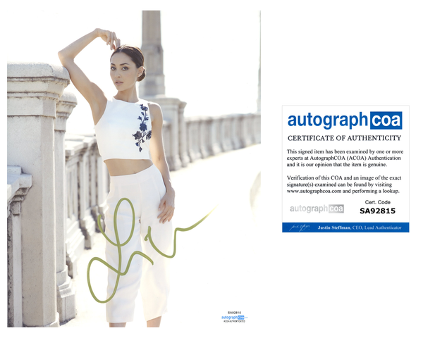 Lindsey Morgan The 100 Signed Autograph 8x10 Photo ACOA