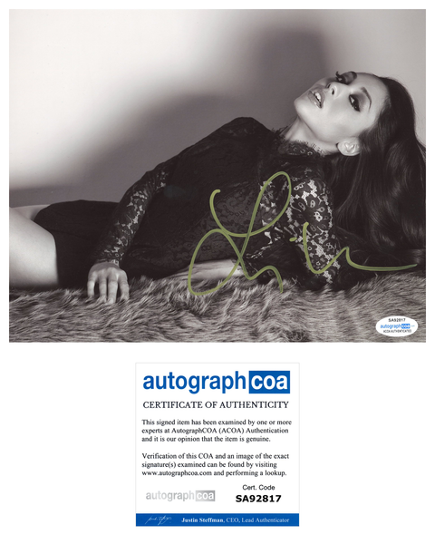 Lindsey Morgan The 100 Signed Autograph 8x10 Photo ACOA