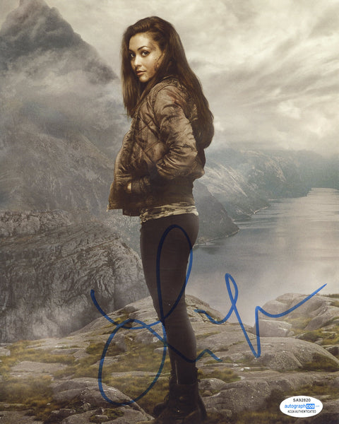 Lindsey Morgan The 100 Signed Autograph 8x10 Photo ACOA