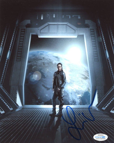 Lindsey Morgan The 100 Signed Autograph 8x10 Photo ACOA