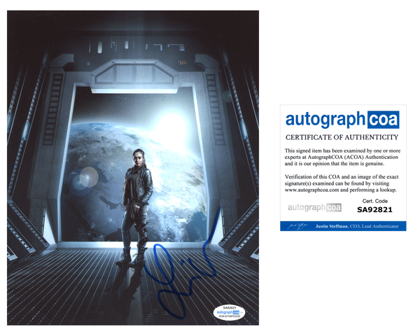 Lindsey Morgan The 100 Signed Autograph 8x10 Photo ACOA