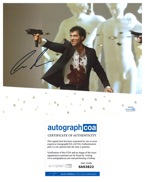 Clive Owen Shoot em Up Signed Autograph 8x10 Photo ACOA