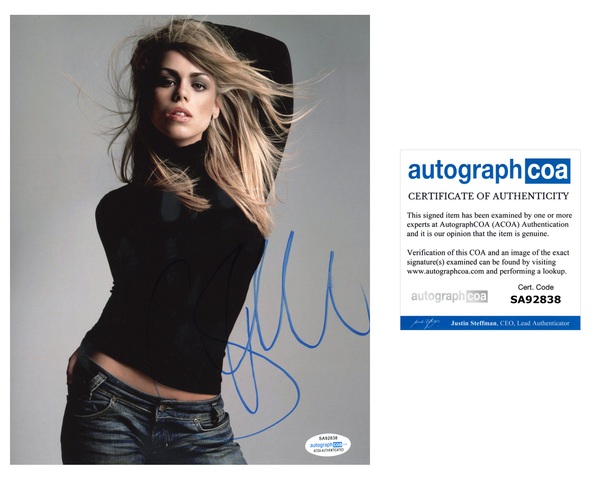 Billie Piper Sexy Doctor Who Signed Autograph 8x10 Photo ACOA