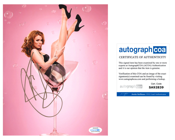 Billie Piper Sexy Doctor Who Signed Autograph 8x10 Photo ACOA