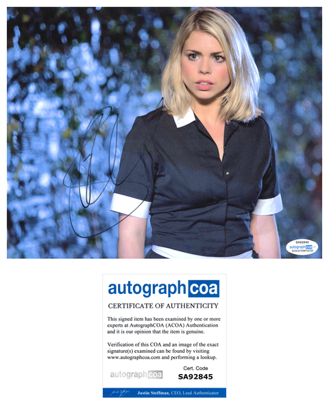 Billie Piper Sexy Doctor Who Signed Autograph 8x10 Photo ACOA